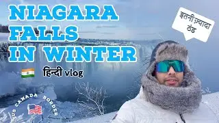 Niagara Falls in Winters 2022 | Frozen Niagara Falls | Niagara Rapids | Niagara State Park USA 🇺🇸