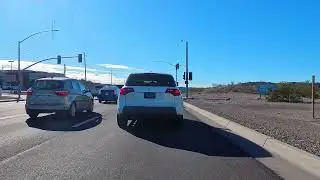 Morning Traffic in Bullhead City Arizona