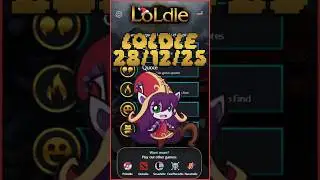 Doing Loldle 28/12/25 #loldle #leagueoflegends #dizeshadow