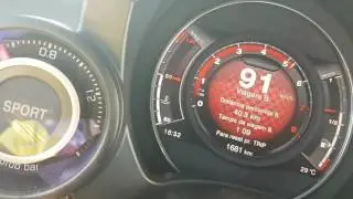2016 Abarth 595 1.4 (145 Hp) acceleration!