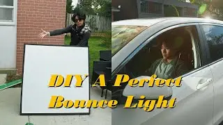 How to DIY an industry standard bounce light on a budget! 🤟 | Film Lighting Tutorial