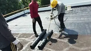 Bituminous membrane (torch-applied or self-adhesive)