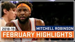 Mitchell Robinson Full February 2018-19 Highlights - New York Knicks