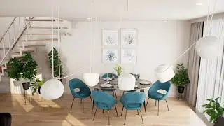 3D Innenvisualisierung Beispiel Reihenhaus