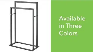 How to Assemble Your 2-Tier Freestanding Towel Storage Rack from mDesign
