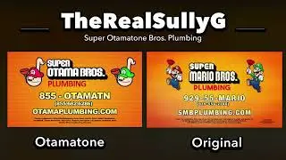 Otamatone Super Mario Bros. Plumbing (Side-by-Side Comparison)