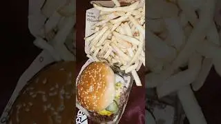 First time trying, double quarter pounder 😬 #ForYou #Trending #Viral #Pay #Review #fypシ゚viral