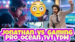 Jonathan Vs @GAMINGPROOCEAN 1v1 Tdm😳 | Jonathan Vs Ocean Sharma Funny 1v1 Tdm🔥🥵 | 💛💛