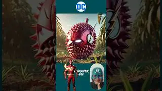 DC Super hero But Durian fruit #dc #superhero #marvel #avengers #shorts