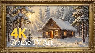 Turn Your TV Into a Cozy Winter Painting | 4K Frame Art