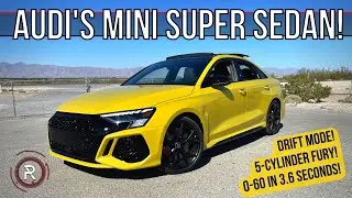 The 2022 Audi RS3 Is A Ferocious Drift-Happy 5-Cylinder Super Sport Sedan