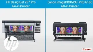 HP DesignJet Z9⁺ Pro Printer vs Canon imagePROGRAF PRO 6100 Printer | DesignJet Printers | HP