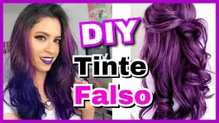 DIY | Como hacer TINTE DE CABELLO FALSO en Casa y que parezca REAL | NatyGloss