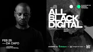 Da Capo x All Black Digital | @beatport  Live