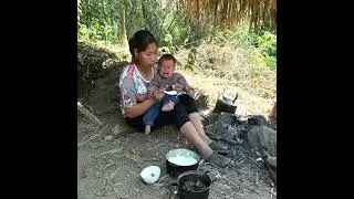 Poorest Life with Single Mom & Two Children Daily Life.