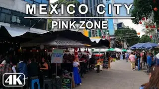 Fiestas Patrias en la Zona Rosa, 2023 🇲🇽 Ciudad de México [Recorrido en 4K]