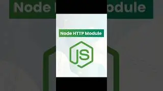 🔥HTTP Module In NodeJS | Node Js HTTP Module #coding #nodejs #webdevelopment #shorts