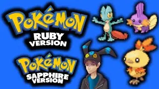 Gen 3 Shiny Starter Pok&eacute;mon Ruby and Sapphire