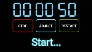 50 Sce Timer| 1/50 seconds countdown clock timer| Stopwatch 50sec| &lrm;@SaimClock&nbsp;
