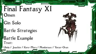 FFXI - Omen Gin Ninja Solo w/ Trust