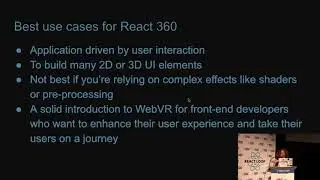 Taelur Alexis - React 360: Creating 3D User Experiences with React