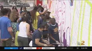 Bronx Students Paint Mural As Part Of 'Summer Rising'