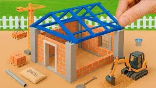 🧱 DIY Mini Toilet Construction with Bricks & Water Supply | Smart Engineering Project #DIYProject