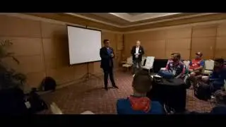 Team Owner #KarachiKings #SalmanIqbal briefing the players in pre match discussion for 1st Match of