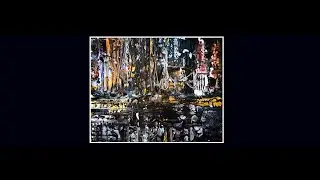 #8690 Exciting Prizm Pour Neutrals Spontaneous Swiped  FUN Contemporary Art Fluid Acrylics 4.26.22