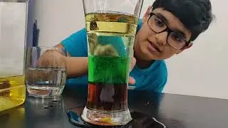 Total Internal Reflection in a Density Column