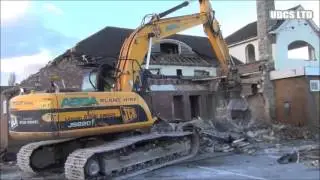 UDCS LTD - Demolition of The Wildlife Pub, Birchwood, Lincoln. (Feb 2013)