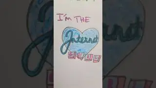 ART ON INTERNET💫 LYRIC ART GIRL SONG PLS HIT 130 SUBSCRIBERS #internetgirl #newtrend#katseye#drawing