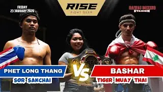 🇱🇧 Lebanon vs Thailand 🇹🇭 | BASHAR (Tiger Muay Thai) vs PHET LONGTHANG (Sor Sakchai)
