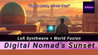 Softroom &ndash; Digital Nomad&rsquo;s Sunset | Lo-fi Synthwave for Global Focus & Wanderlust