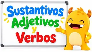 Sustantivos, Adjetivos y Verbos: ¡Aprende Gramática Fácil! 📚✏️#gramatica #repaso #verbos