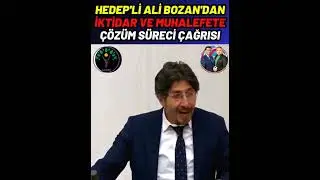 HEDEP Mersin Milletvekilimiz Ali Bozan&rsquo;dan İktidar ve muhalefete &ccedil;&ouml;z&uuml;m s&uuml;reci &ccedil;ağrısı...