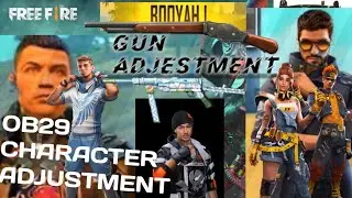 FREEFIRE OB29 UPDATE CHARACTER ! FREEFIRE OB29 UPDATE GUNS ! Freefire update character gun skills
