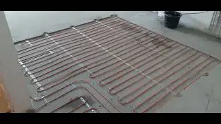 Теплолюкс ProfiRoll, пример монтажа под наливной пол и керамогранит