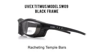 RX Safety: Titmus Uvex SW09 in  Black.