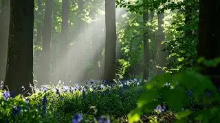 Deeply Relaxing Birds Sounds & Gentle Breeze - Forest Nature Sounds for Relaxation & Deep Sleep