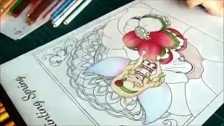 Hattifant - Fairy Coloring Spring: Speed coloring of our Fairy Coloring Page