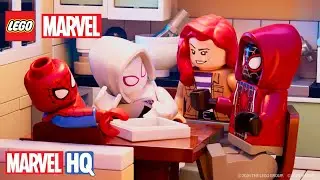 &iexcl;La gran persecuci&oacute;n por pizza de Spider-Man! 🍕🏃&zwj;♂️ | LEGO Marvel