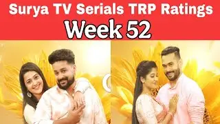 Surya TV Serial TRP Rating Week 52 |Surya TV Serials Ratings |Media Express Malayalam 