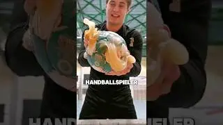 So befreien Handballer ihre B&auml;lle von diesem Kleber 🤤 #shorts