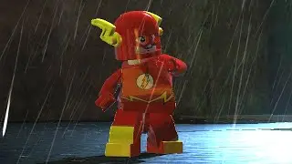 LEGO BATMAN 2 - THE FLASH FREE ROAM GAMEPLAY