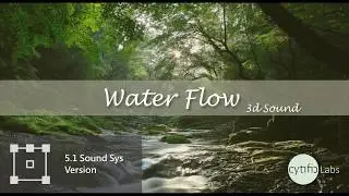 👼🔊DAILY MEDITATION VIDEO - Virtual Water Flow 3D Audio (5.1 Version)