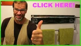 How to Make a Rustic Looking, Industrial Towel Rack!