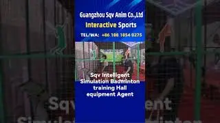 Ecuador, the equipment of intelligent simulation badminton training hall is new