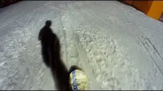 😱 High-speed #snowboarding at Stari Vrh ( #slovenia ) #snow