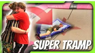 EINDELIJK trainen op de ECHTE SUPER TRAMPOLINE!